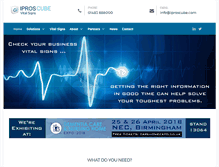 Tablet Screenshot of iproscube.com